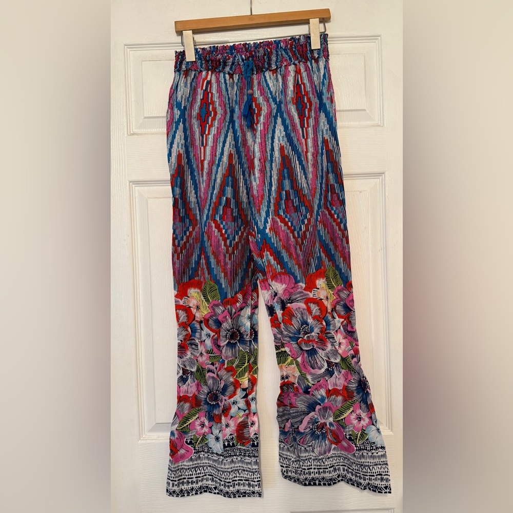 Anthropologie by Eloise | Vibrant Floral Women’s Casual Pants